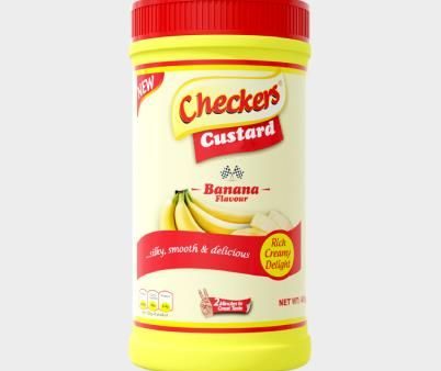 Checkers Custard Powder Banana Pack of 12 x 400g For Cheap