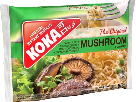 Koka Instant Mushroom Noodle Packet Pack of 30x85g Fashion