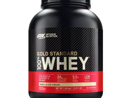 Optimum Nutrition Gold Standard 100% Whey Vanilla, Pack of 1.62kg Cheap