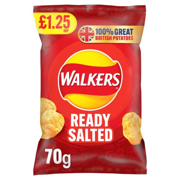 Walkers Crisps Grab bag Pack of 18x70g Online Hot Sale