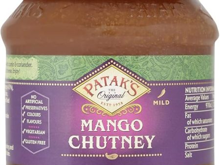 Pataks mango chutney Pack of 6x340g on Sale