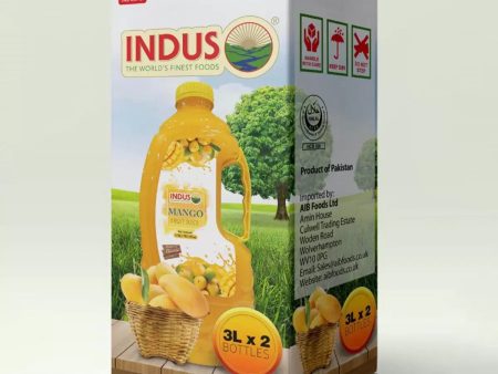 Indus Mango Nectar Pack of 2x3L Online now