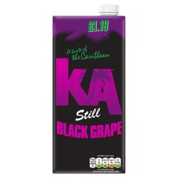 KA Still Black Grape 12x1L Online Hot Sale