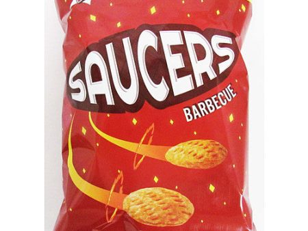 Golden Wonder Saucers BBQ Crisps Pack of 18x40g For Sale