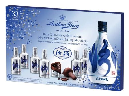 Anthon Berg Liquor Filled Baijiu Chocolate Bottles, 1x516g Hot on Sale