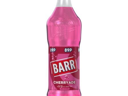 BARR Cherryade Flavour Fizzy Soft Drink Pack of 12x500ml Online now