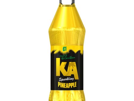 KA Sparkling Pineapple Flavour Drink Pack of 12x500ml Fashion