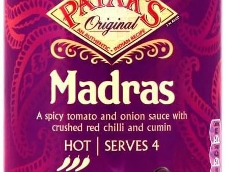 Pataks Madras Paste Pack of 6x450g Online