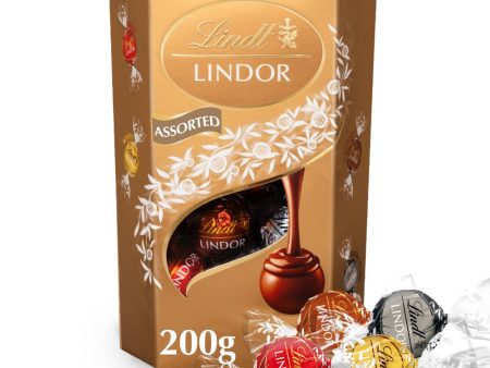 Lindt Lindor Assorted Chocolate Truffles Pack of 200g on Sale