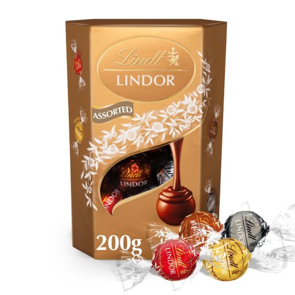 Lindt Lindor Assorted Chocolate Truffles Pack of 200g on Sale