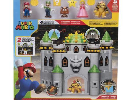 Nintendo™ Bowser Castle Playset With 5 Super Mario™ Figures Discount