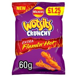 Walkers Wotsits Crunchy Sharing Bag Crisps Pack of 15x60g Cheap