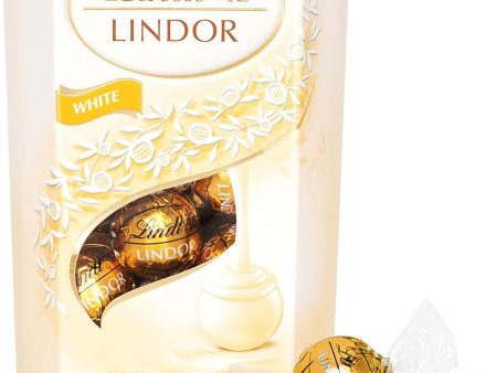 Lindt Lindor White Cornet Truffles Pack of 200g on Sale