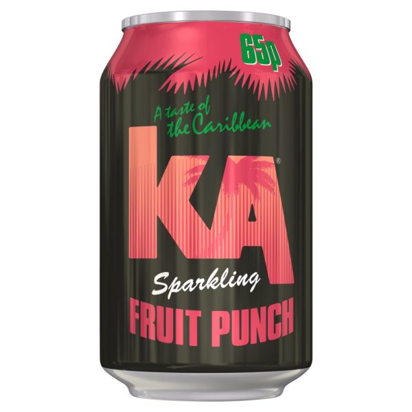 KA Sparkling Fruit Punch Pack of 24x330ml Hot on Sale