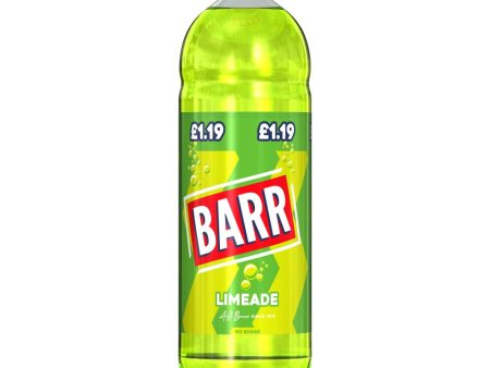 BARR Limeade Flavour Fizzy Soft Drink Pack of 6 x 2L Online Hot Sale