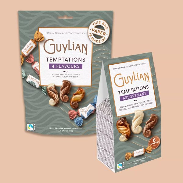 Guylian Temptation Mixed Pack of 6x200g For Discount