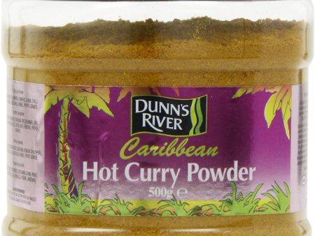 Dunns River Caribbean Hot Curry Powder Pack of 3x500g Fashion