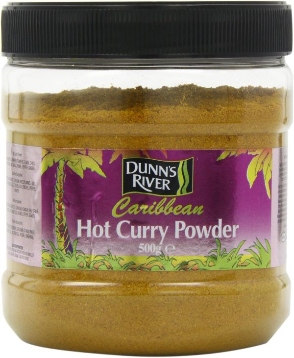 Dunns River Caribbean Hot Curry Powder Pack of 3x500g Fashion