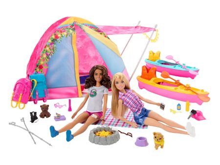 Barbie Outdoor Camping Adventure Playset (3+ Years) Discount