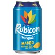 Rubicon Sparkling Mango Juice Drink Cans Pack of 24x330ml Discount