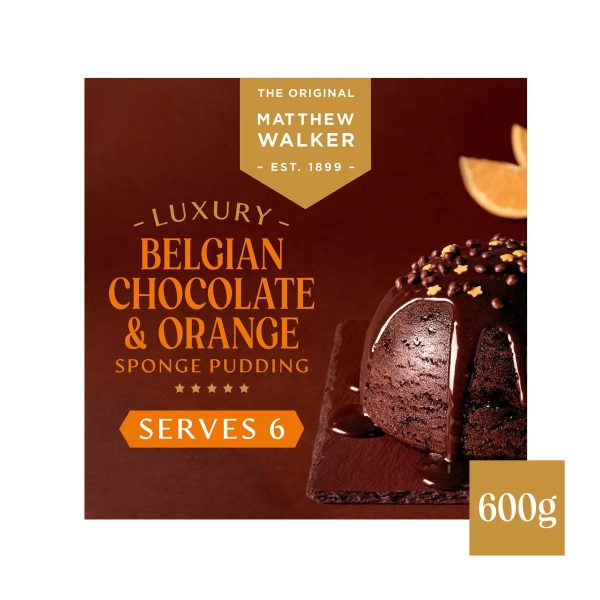 Matthew Walker Chocolate & Orange Sponge Pudding Pack of 600g Online Hot Sale