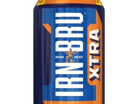 IRN-BRU XTRA Zero No Sugar & Low Calorie Fizzy Drinks with XTRA Taste Pack of 24x330ml Online Sale