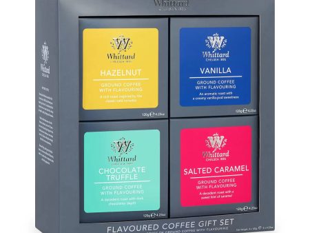 Whittard of Chelsea Flavoured Coffee Gift Set Pack of 4 x 120g Hot on Sale