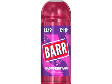 BARR Raspberryade Flavour Fizzy Soft Drink Pack of 6x2L For Discount